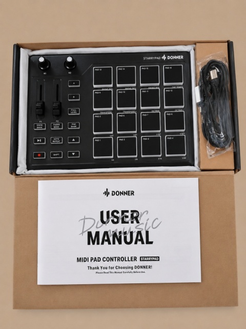 Donner Starrypad kontroler midi usb do produkcji muzyki