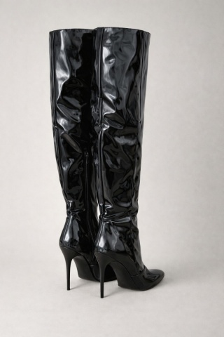 Eleganckie kozaki r.42 wysokie 75cm