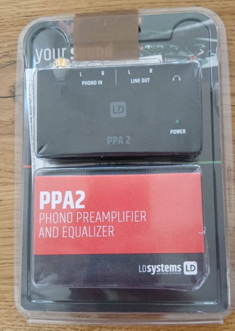 LD systems PPA2 przedwzmacniacz gramofonowy Phono