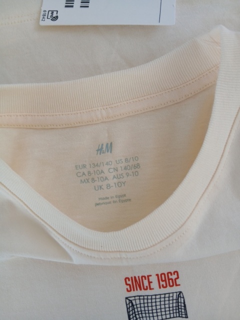 T-shirt chłopięcy 134/140 h&m